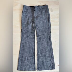 VTG F21 Twenty One Grey Tweed-Look Trouser Wide Leg low rise